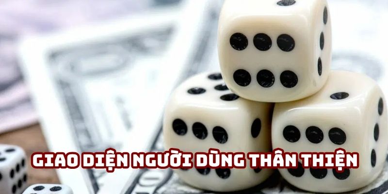 Giao diện người dùng thân thiện của 58win khi chơi Tài Xỉu
